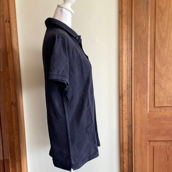 LACOSTE Navy Polo Button Down Short Sleeve Shirt Small - Picture 9 of 16
